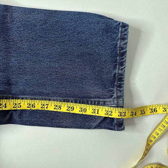 Harley Davidson Jeans Womens 12 Long Blue Boot Cut Biker Moto Grunge Denim - Picture 14 of 16